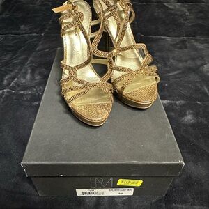 Pelle Moda Burlywood Glossary Snake sandal